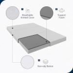 Avenco 4-Inch Tri-Fold Foam Mattress Topper