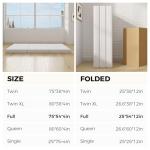 Avenco 4-Inch Tri-Fold Foam Mattress Topper