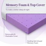2 Inch Gel Memory Foam Mattress Topper for Comfort
