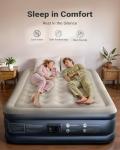 iDOO Comfort Queen Air Mattress with Built-in Pump