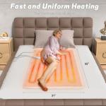 Mini Twin Heated Mattress Pad with Auto Off