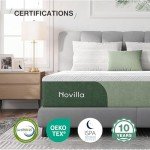 Novilla Memory Gel Foam Hospital Air Mattress
