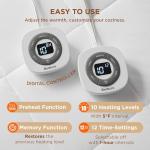 Heated Memory Foam Mattress Pad for Patients