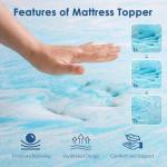 Queen Air Mattress Topper with Gel Memory Foam