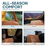 Patient Air Mattress with Pump Sack, 4.5" Thick