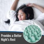 DMI Twin Size Egg Crate Foam Mattress Topper