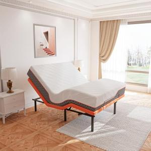 Queen Adjustable Bed with Memory Foam Mattress