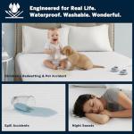 Serta Waterproof Heated Mattress Pad for Comfort