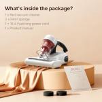 JIGOO J200 Mattress Vacuum Cleaner for Allergy Relief