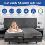 Split King Adjustable Hospital Bed with Gel Mattress