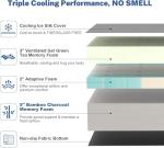 Split King Adjustable Hospital Bed with Gel Mattress