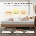 TalatexHome Natural Latex Mattress Topper for Pain Relief