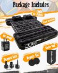 Inflatable Air Mattress with Built-in Pump for Trucks