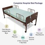 Extra Wide Bariatric Hospital Bed with T-Rails