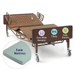 Extra Wide Bariatric Hospital Bed with T-Rails