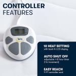 Serta Twin XL Heated Mattress Pad with 10 Settings