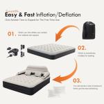 DIMAR GARDEN Hospital Air Mattress with Headboard & Pump
