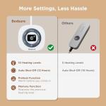 Heated Mattress Pad with Dual Controllers and Memory