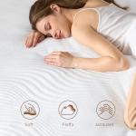 Heated Mattress Pad with Dual Controllers and Memory