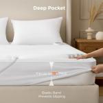 Heated Mattress Pad with Dual Controllers and Memory