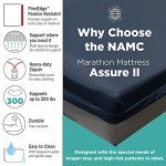 NAMC Assure II Hospital Air Mattress 78" x 35