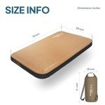 Patient Air Mattress with Pump Sack, 4.5" Thick