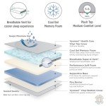Waterproof Cool Gel Memory Foam Patient Air Mattress