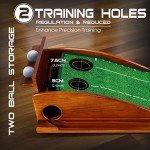 FAFAMESO Indoor Golf Putting Green with Ball Return