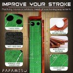 FAFAMESO Indoor Golf Putting Green with Ball Return