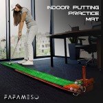 FAFAMESO Indoor Golf Putting Green with Ball Return