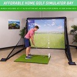 GoSports Elite Golf Simulator Practice Bundle