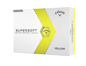 Callaway Supersoft Yellow Golf Balls, 12-Pack
