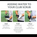 Golf Club & Ball Cleaning Bag - Waterproof Neoprene