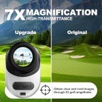 Slope Golf Rangefinder - 660 Yards, 7X Magnification