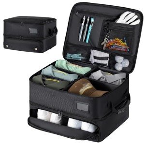 Waterproof Golf Trunk Organizer with Ventilated Compartment