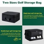 Waterproof Golf Trunk Organizer with Ventilated Compartment
