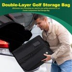 Waterproof Golf Trunk Organizer with Ventilated Compartment