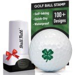 Four Leaf Clover Golf Ball Stamp Markers