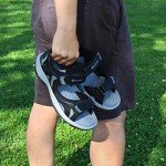 Orlimar Men's Black Spiked Golf Sandals, Size 12