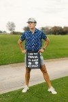 Funny Golf Towel Gag Gift with Clip