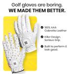 Premium Cabretta Leather Golf Glove for Men