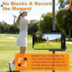 Magnetic Golf Cart Phone Holder for All Phones