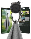 Magnetic Golf Towel with Carabiner and Groove Cleaner