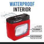 Golf Club and Ball Cleaning Bag, Waterproof Red