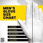 Premium Cabretta Leather Golf Glove for Men