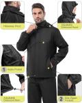Men's Lightweight Packable Waterproof Rain Suit – 2 Pieces
