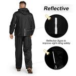 Men's Lightweight Packable Waterproof Rain Suit – 2 Pieces