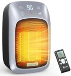Brightown 800W Plug-In Space Heater with Remote