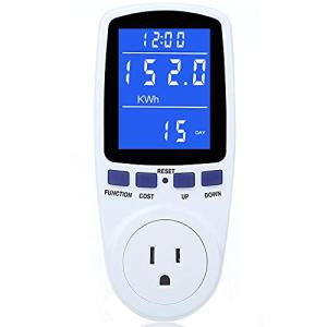 Smart Power Meter Plug with Backlight Display