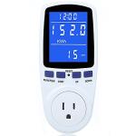 Smart Power Meter Plug with Backlight Display
